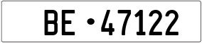 Truck License Plate